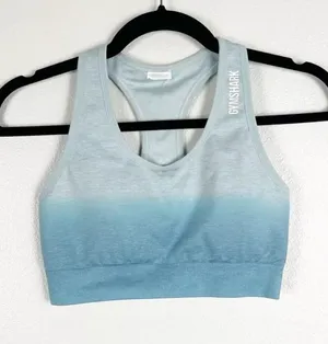 Gymshark Blue‎ Ombre Sports Bra thumbnail 1