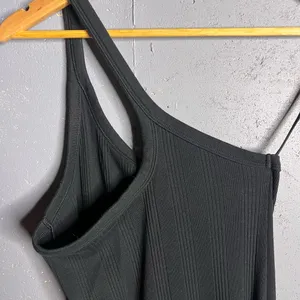 Aerie One shoulder ribbed dress. Size medium thumbnail 5
