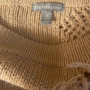 Charlotte Russe Women’s Tan brown Sweater size M thumbnail 2
