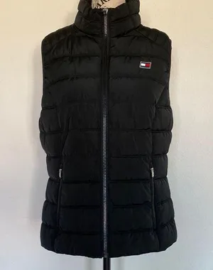 Tommy Hilfiger Black Quilted Puffer Vest thumbnail 1