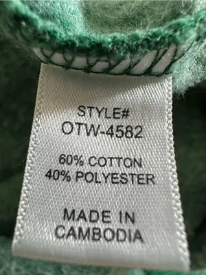 Zenana Vintage-Inspired Acid Wash Fleece Half Zip Sweatshirt Hunter Green Sz Med thumbnail 6