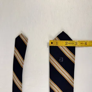 Pierre Cardin Tie Vintage Striped Necktie Blue Multicolor Classic Cravat thumbnail 7