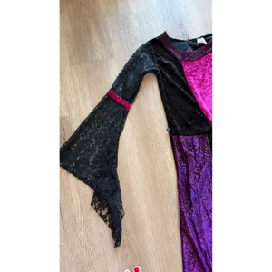 Gothic Renaissance Sorceress Velvet Lace Purple Pink Size М Halloween thumbnail 2