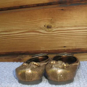 Tory Burch Metallic Leather Flats thumbnail 5