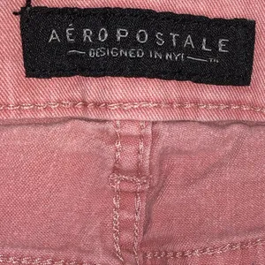 Aeropostale Distressed High Waisted‎ Shorty Shorts Rust Rose Pink thumbnail 3
