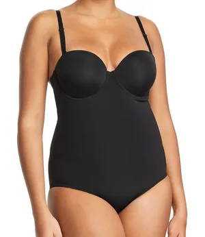 Wacoal Red Carpet Strapless Shaping Body Briefer Black 36D 801219 thumbnail 1