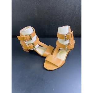 Michael kors Women's Leather Tan Shoes/ Sandals Heel 2.75" Size 8.5 SKU 3208 thumbnail 2