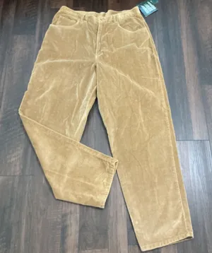Lauren Ralph Lauren Aristocrats Corduroy Pants Barley Tan High Rise 16 NWT thumbnail 1