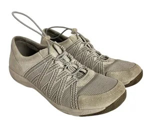 Dansko Sneakers Women's Size 39‎ Honor Ivory Suede Walking Comfort Shoes thumbnail 1