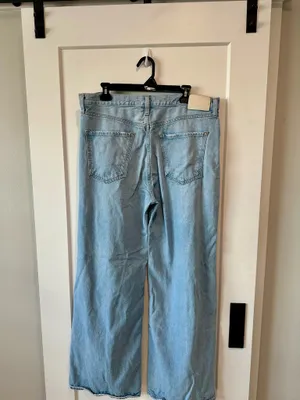 Citizens of Humanity Paloma Baggy Wide Leg Jeans 32 Light Wash thumbnail 2