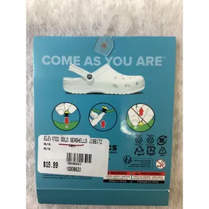 Crocs Jibbitz Elevated Gold Seashells Wishbone Pearl 3-Pack‎ Shoe Charms thumbnail 2