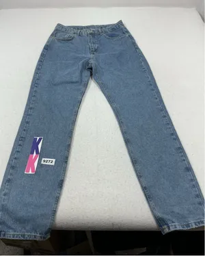 Womans Excellent Ragged Jean Blue Jeans Waist 30 Inch thumbnail 1