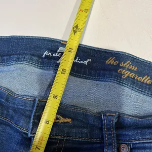 7 for all man kind women’s size 31 skinny blue jeans thumbnail 11