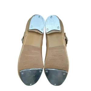 Mary Jane Tap Shoes Size 7A Narrow Beige Tan Dance Shoes Buckle Strap 7‎ Women thumbnail 4