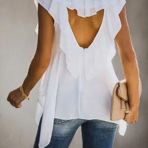 Open Back Ruffle Top thumbnail 2