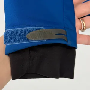 Salomon Womens Blue Black Softshell Full Zip Hiking‎ Jacket Small S/P thumbnail 3