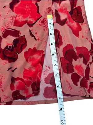 Nasty Gal Floral Split Mini Skirt Pink Lilac High Waisted Y2K Cottage Coquette 8 thumbnail 5
