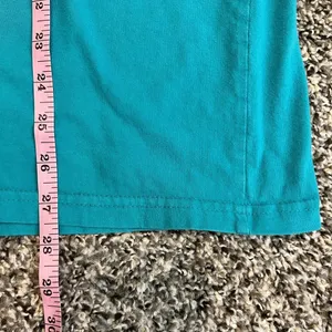 Laura James Large Long Sleeve Turquoise Graphic Tee Southern Comforts Football thumbnail 8