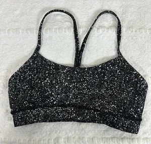 Lululemon Flow Y Bra Mesh Back Size 4 thumbnail 3