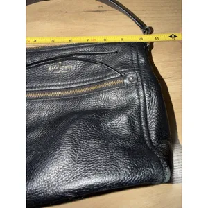 Kate Spade Michaela Chester Street Shoulder Bag Black Pebbled Leather Tassel M thumbnail 13