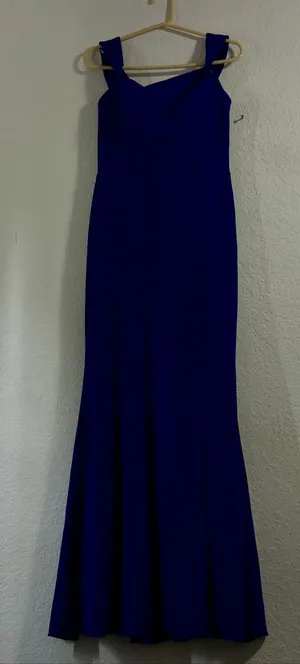 New royal Blue Sleeveless maxi Gown Dress 12 $254.00 mother of bride Xscape thumbnail 1