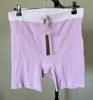 Skims COTTON RIB BOXER BUBBLE GUM ? color NWT size‎ M thumbnail 1