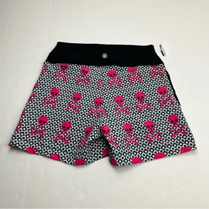 Faye‎ + Florie Pink Skull Star Black Shorts Womens Size Small Athletic NEW thumbnail 10