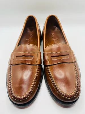 Cole Haan Douglas Brown Leather Penny Loafers Size 7 Men’s Classic Dress Shoes Preppy thumbnail 3