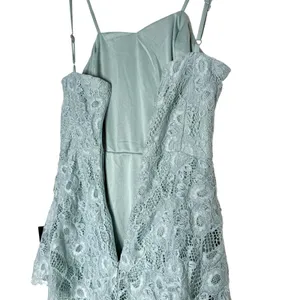 Lulus Floral Lace Sleeveless Tiered Maxi Dress Small Fairycore Coquette Formal thumbnail 11