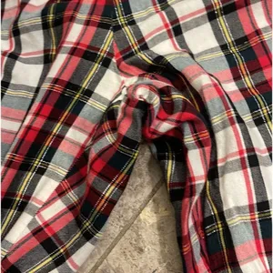 Victoria’s Secret Women's Plaid Pajama PJ Pants Medium Red Black thumbnail 7