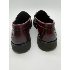 G.H. Bass Weejuns Penny Loafers Womens 7 Burgundy Lug Sole thumbnail 4