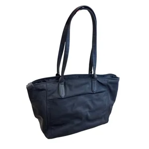Michael Kors womens black canvas handbag tote SKU 7990 thumbnail 4