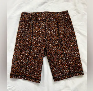 Free People Leopard Print biker Shorts thumbnail 3