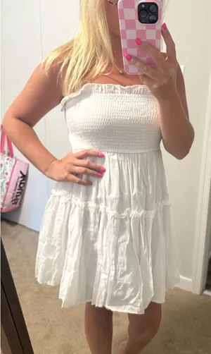 Altar'd State White Dress thumbnail 7