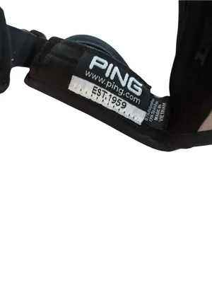 PING 110/One Ten Flexfit Tech Black Golf Visor Adjustable New OS Logo thumbnail 4