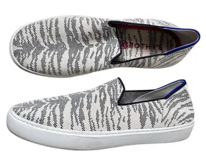Rothy’s The Sneaker‎ Maritime Tiger Blue Ivory Retired Women’s 10.5 thumbnail 1