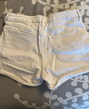 Old Navy White Jean Shorts thumbnail 2