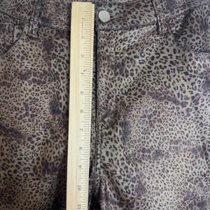 12th Tribe Womens After Hours Coated Leopard Pants Small thumbnail 6