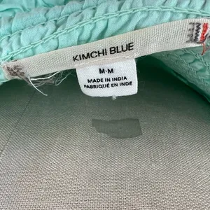 Urban Outfitters Kimchi Blue Belladonna Dress Ruched Mini Turquoise Size Medium‎ thumbnail 13