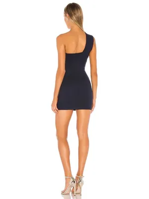 superdown Rockie One Shoulder Dress in Navy XSmall New Womens Bodycon cocktail thumbnail 2