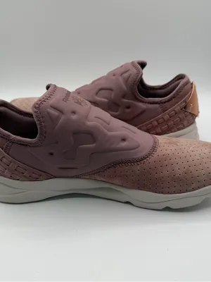 Reebok Furylite Slip On FBT Sneakers Smoky Orchid Mauve Womens 9.5 BS6412 thumbnail 5