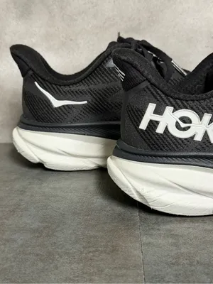 Hoka One One Clifton 9 Women’s Black / White Running Shoes 1127896 Size 9.5B thumbnail 13