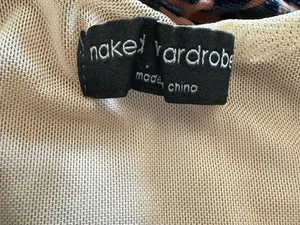 Naked Wardrobe Animal Print Cut Out Lace Up Mini Dress Size Small thumbnail 6