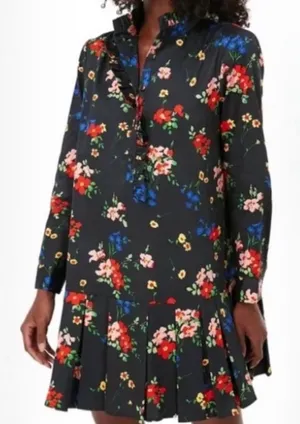 Tuckernuck After Light Amaryllis Tate Dress in Black Floral thumbnail 1