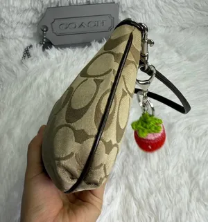 COACH y2k Brown Signature Canvas Wristlet Mini Purse thumbnail 5