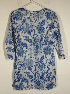 Roller Rabbit Amanda Kurta Top Size Small thumbnail 5