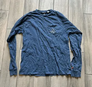League Boise state Navy Long-Sleeve Pocket Tee thumbnail 1