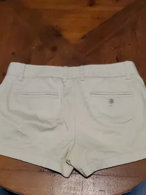 J. Crew High-Waist Chino Shorts - Pale Mint thumbnail 3