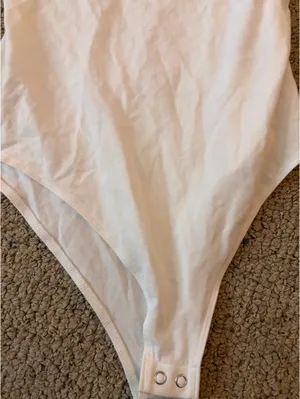 Target White spaghetti strap bodysuit thumbnail 3