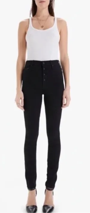 Mother The Pixie Swooner Skimp Jeans in Not Guilty thumbnail 1